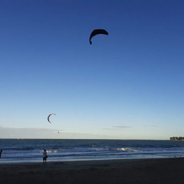 Surfer am Strand