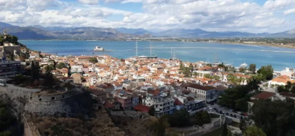 Ausblick über Griechenland