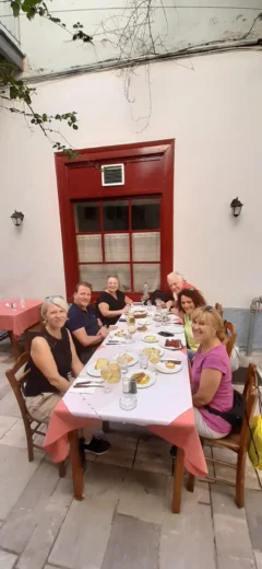 Abschlussessen des Segeltörns