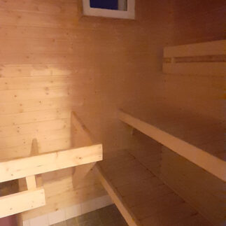 Sauna in der Unterkunft