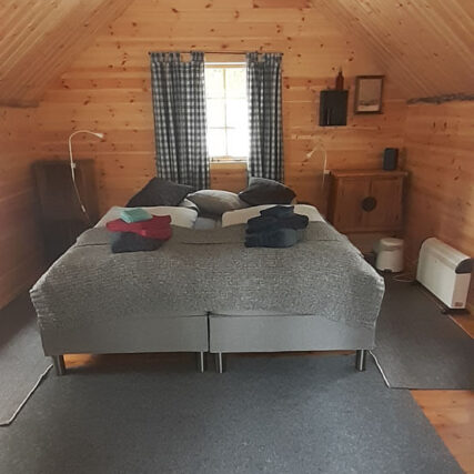 Schlafzimmer in der Unterkunft