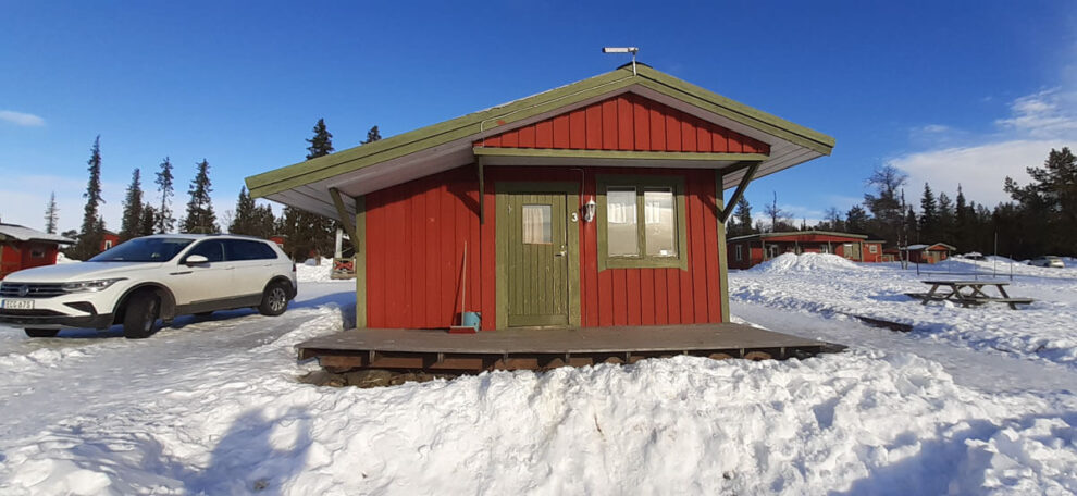 Unterkunft im Schnee