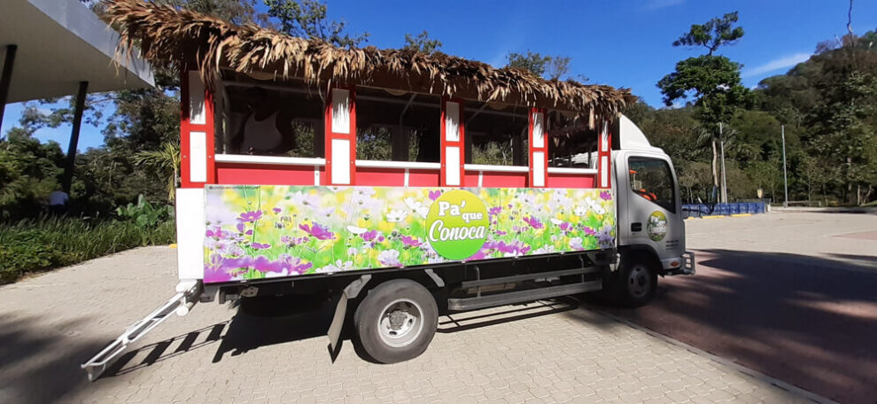 Bus in der Dominikanischen Republik